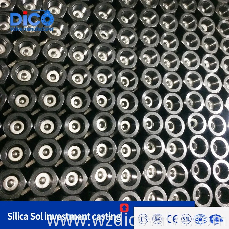 CE ISO TS 2000WOG Hexagonal de acero al carbono NPT 1PC Válvula de bola flotante industrial